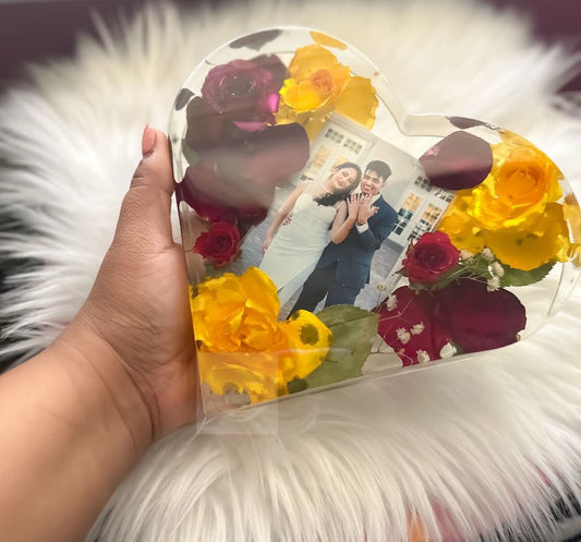 Custom Memorial/Preservation Floral Block