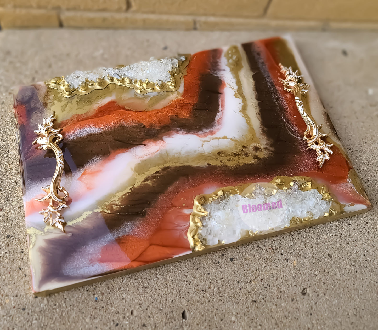 Custom Wooden Resin Tray