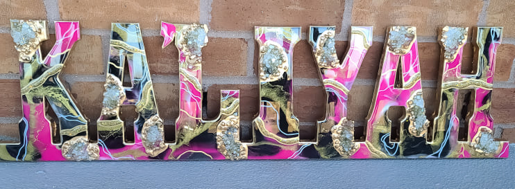 Custom Connected Wood Sign