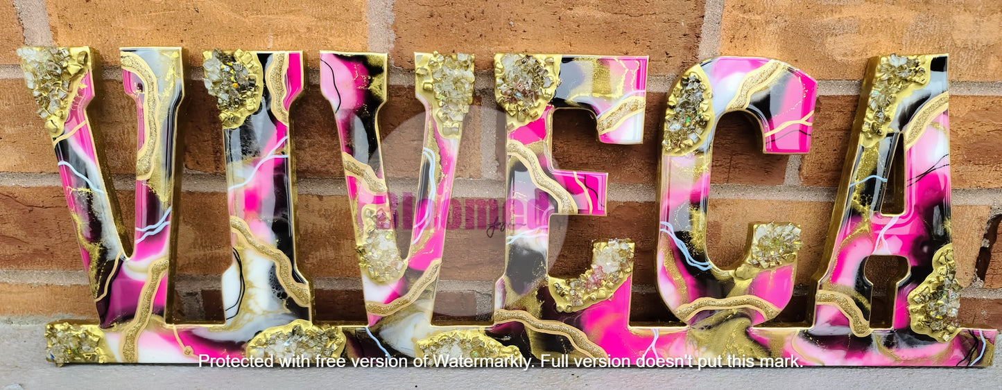 Custom Connected Wood Sign