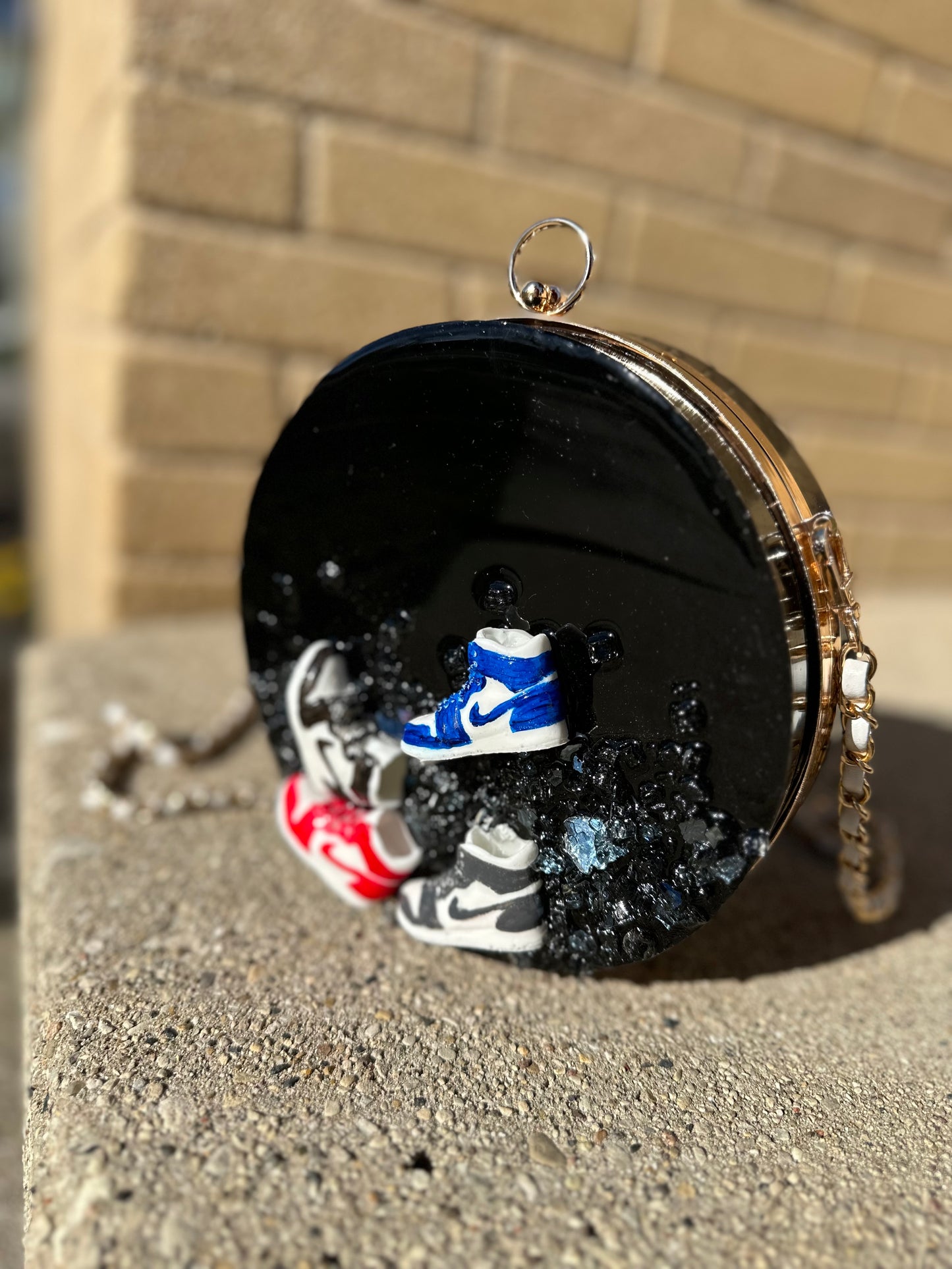 Sneaker Luxe Clutch Purse