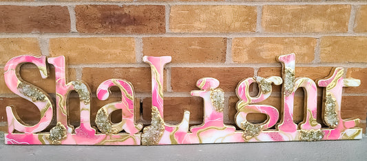 Custom Connected Wood Sign