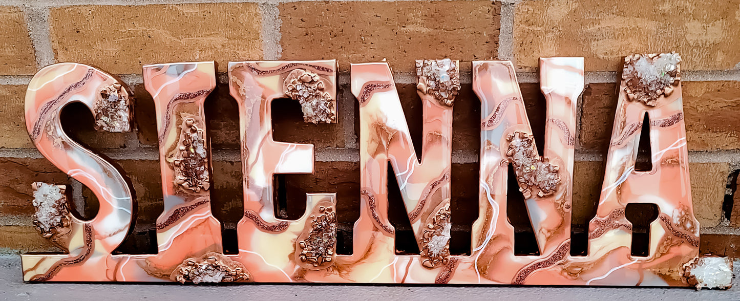 Custom Connected Wood Sign