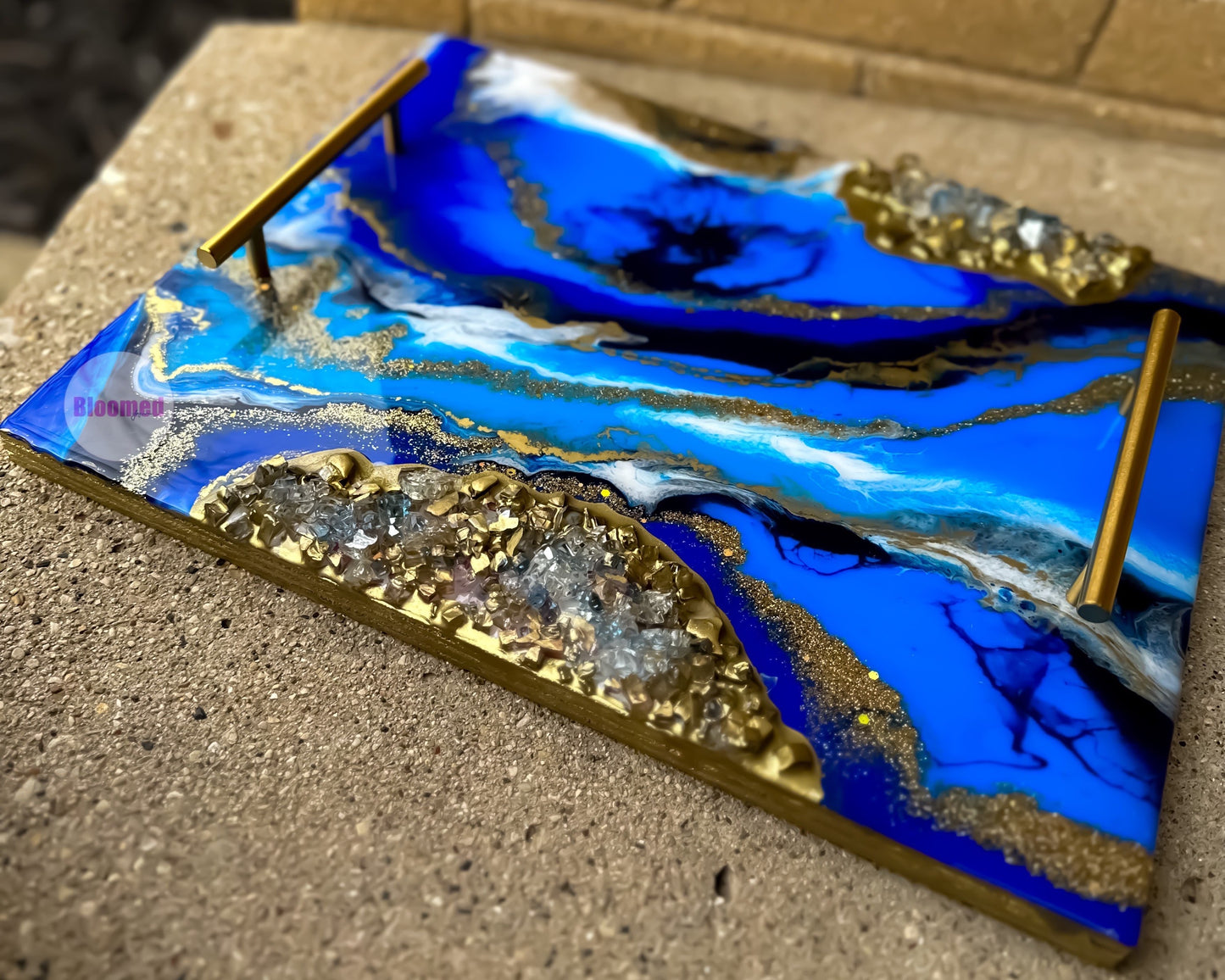 Custom Wooden Resin Tray