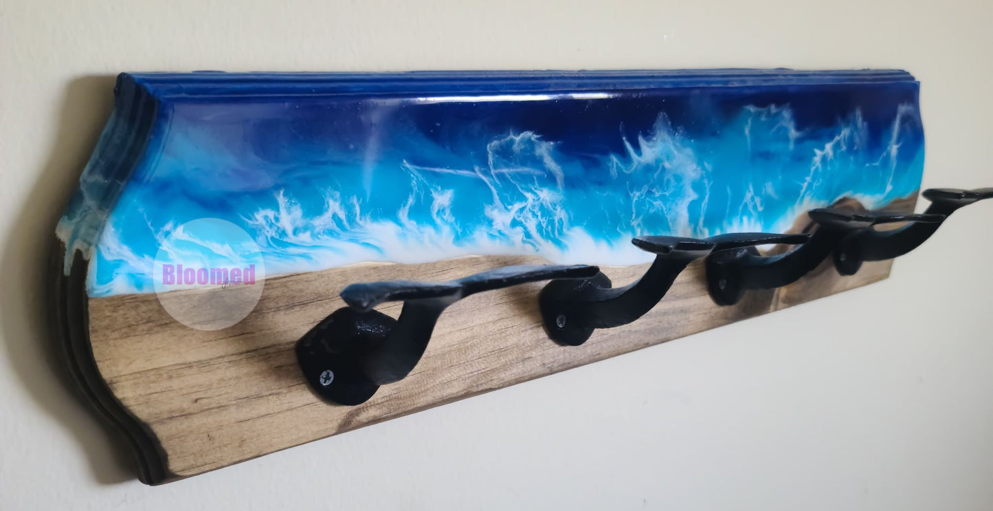Water Oasis Resin Key/Coat Rack