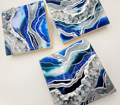 Custom Resin Geode Painting