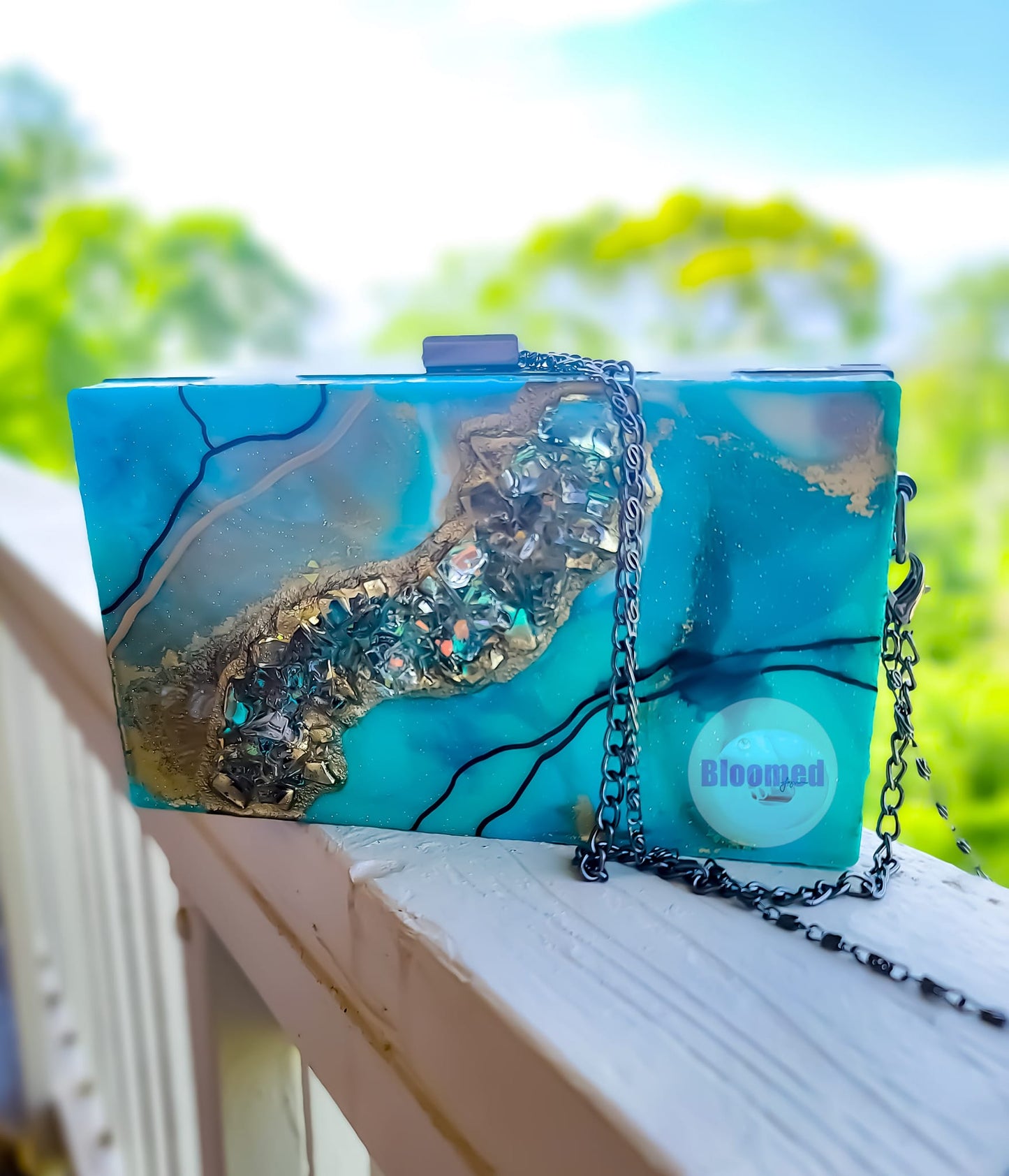 Custom Resin Clutch Purse