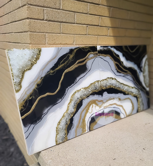 Custom Resin Geode Painting