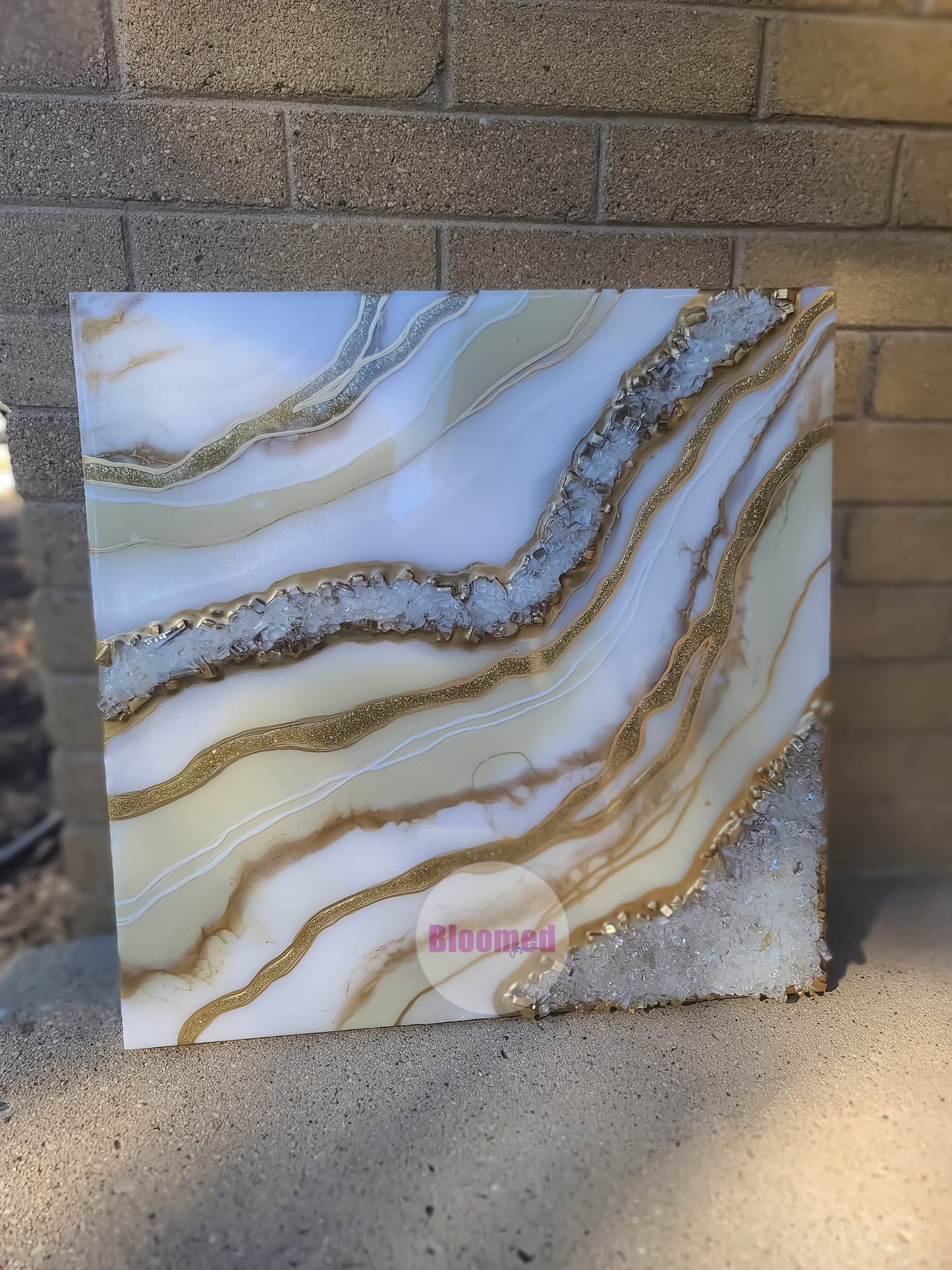 Custom Resin Geode Painting