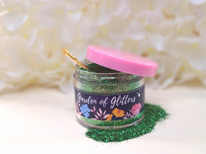 Feather Reed Green Fine Glitter