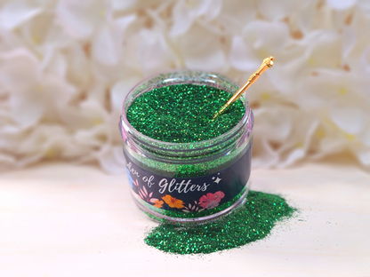 Feather Reed Green Fine Glitter