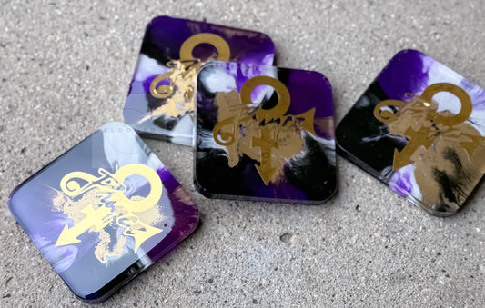*Limited Edition* Prince themed Coaster Set