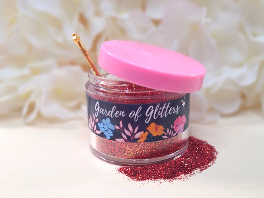 Marigold Red Fine Glitter