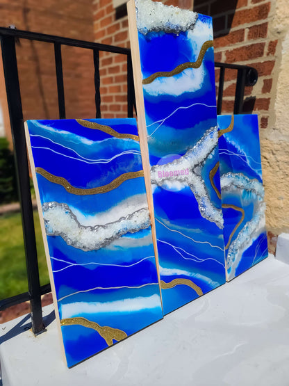 Custom Resin Geode Painting